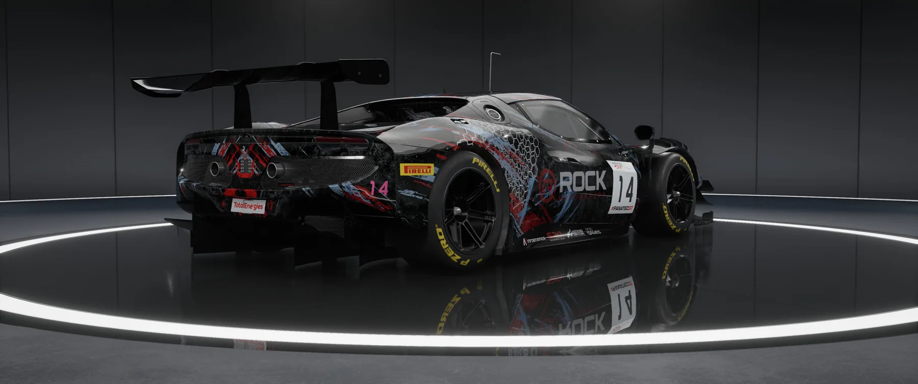 Rock Motorsport Ferrari 296 GT3 – Original-Livery, Ansicht 3