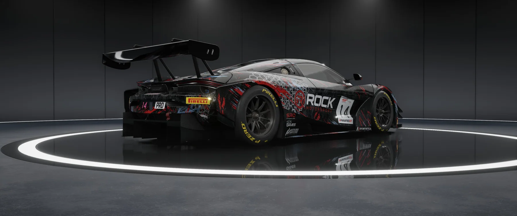 Rock Motorsport McLaren 720S – Original-Livery, Ansicht 3