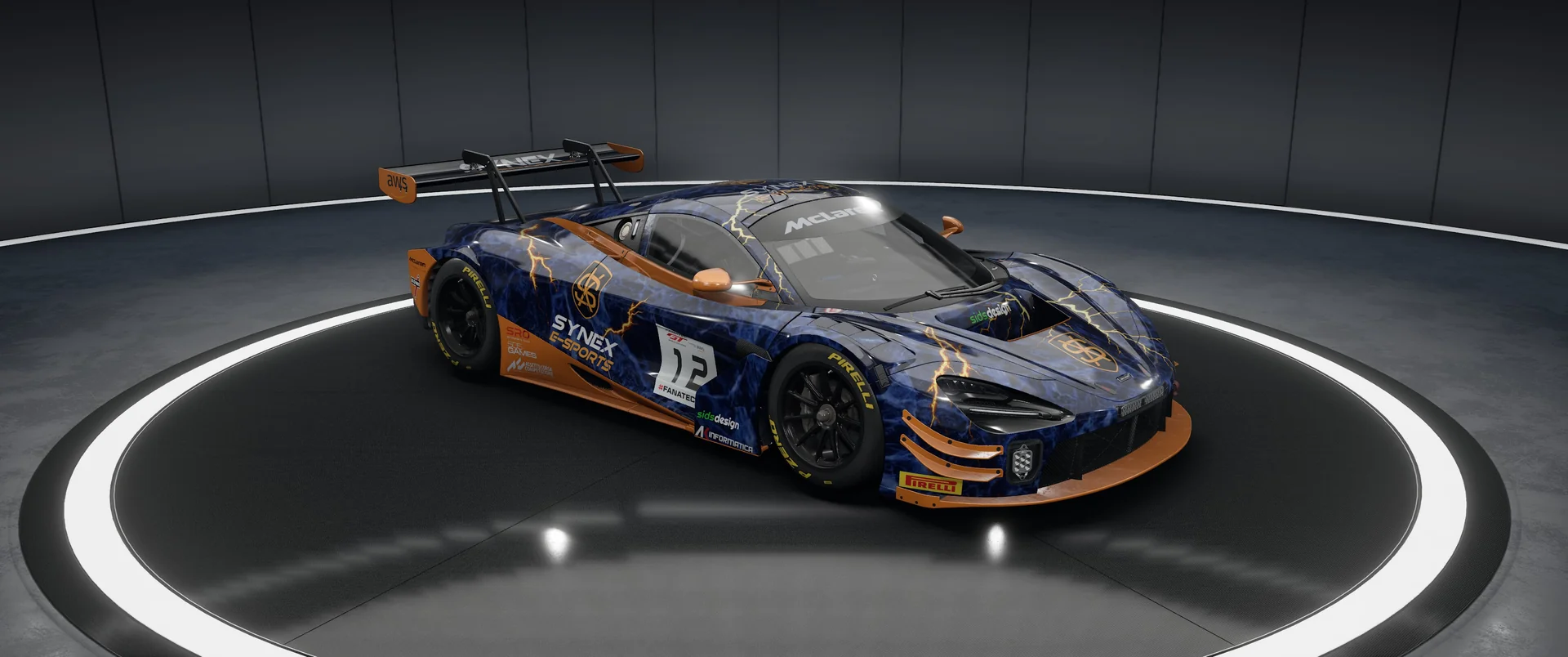 SYNEX ESPORTS McLaren – Original-Livery, Ansicht 4
