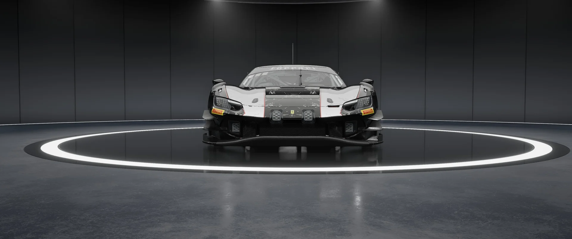 TEAM PERFECTUM Ferrari 296 – Original-Livery, Ansicht 2
